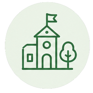 Symbol einer Schule