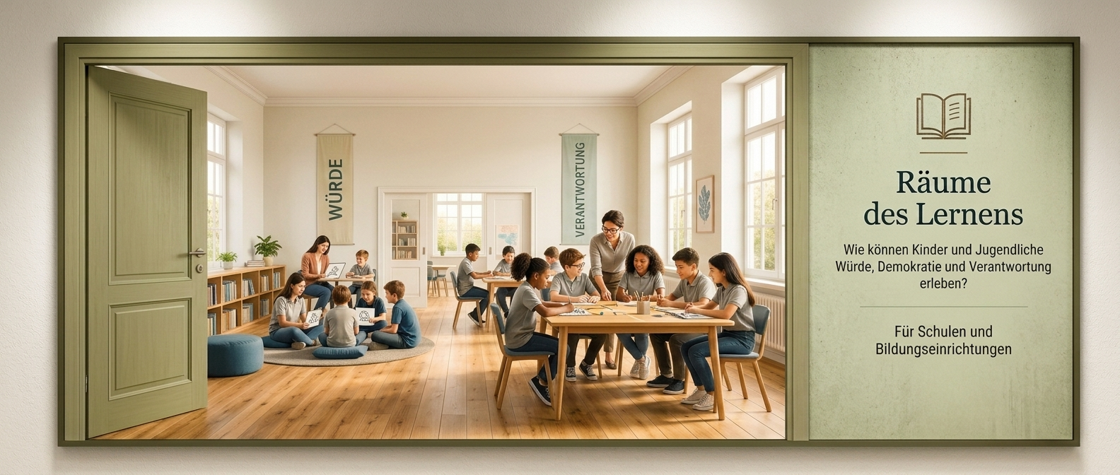Räume des Lernens – Wie können Kinder und Jugendliche Würde, Demokratie und Verantwortung erleben?